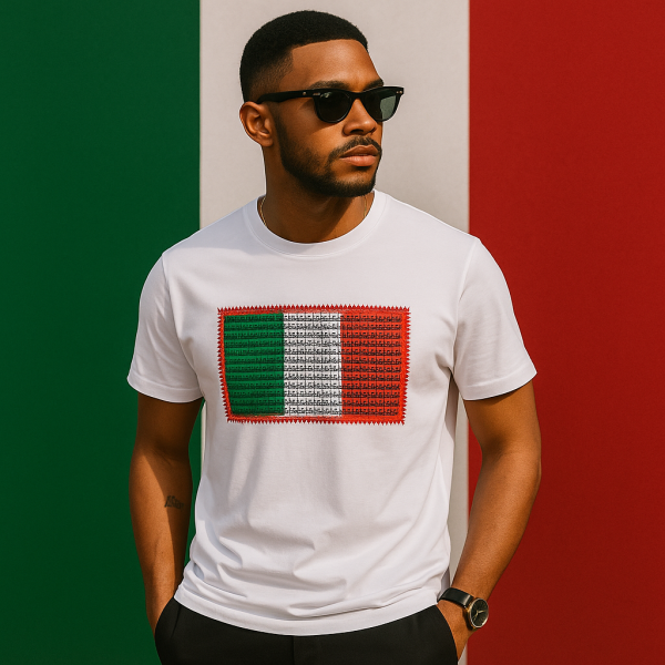 Alternative view of Rossimoda M19 Bandiera T-Shirt – White