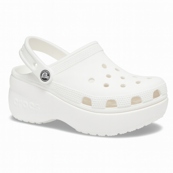 Crocs Classic Platform – White (Ladies)