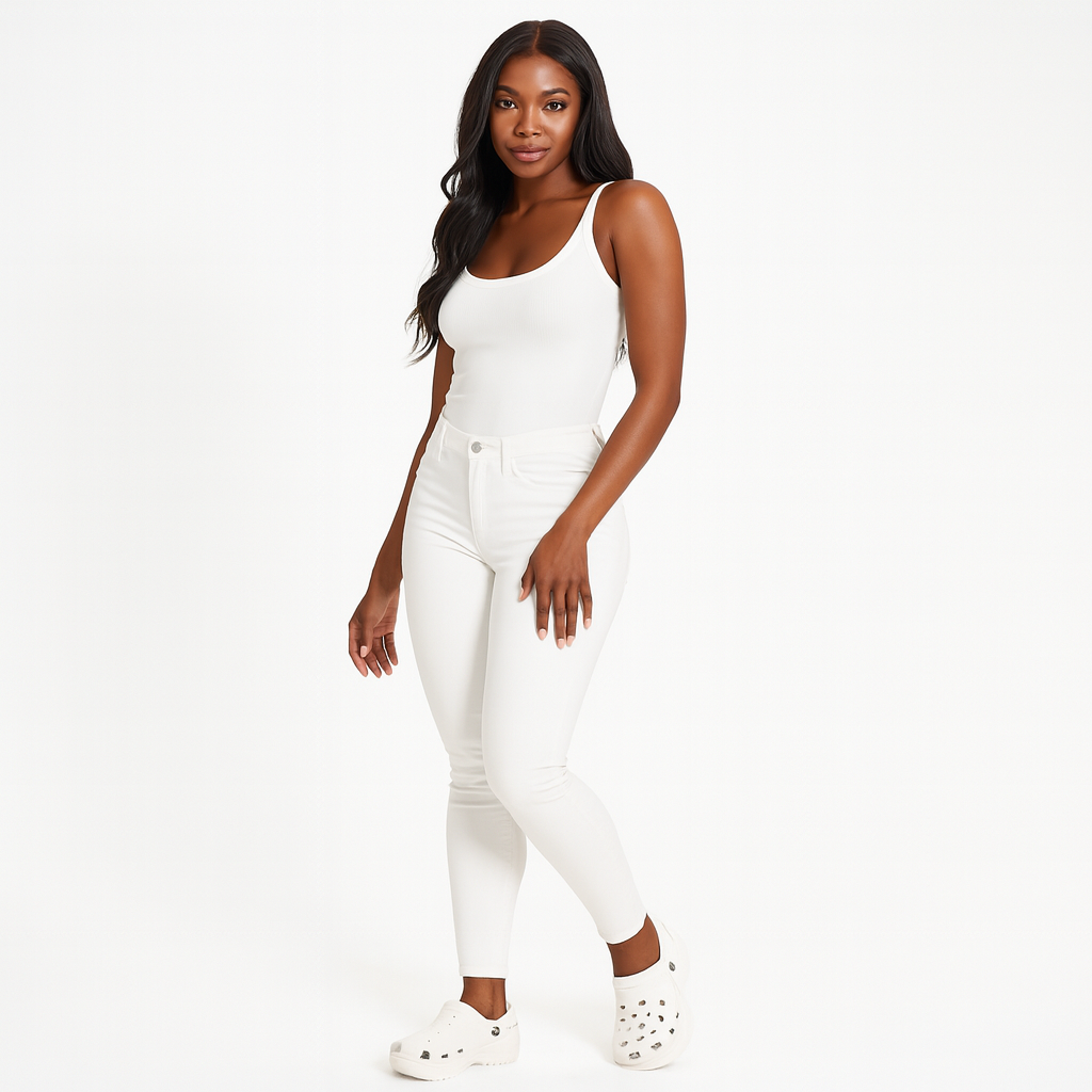 Crocs Classic Platform – White (Ladies) - Image 5