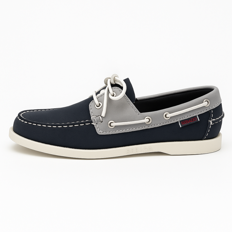 Sebago Spinnaker Navy/Lagoon Nubuck Marine– Unisex Boat Shoes