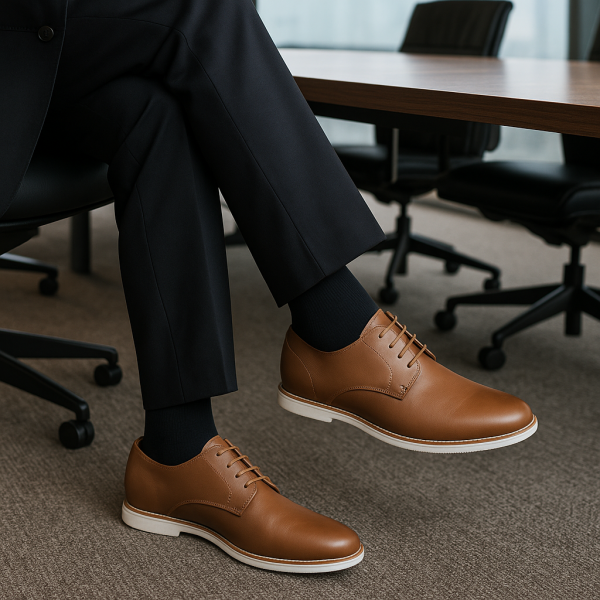 Alternative view of Jacques Martel Leather Men’s Formal Footwear (Tan)