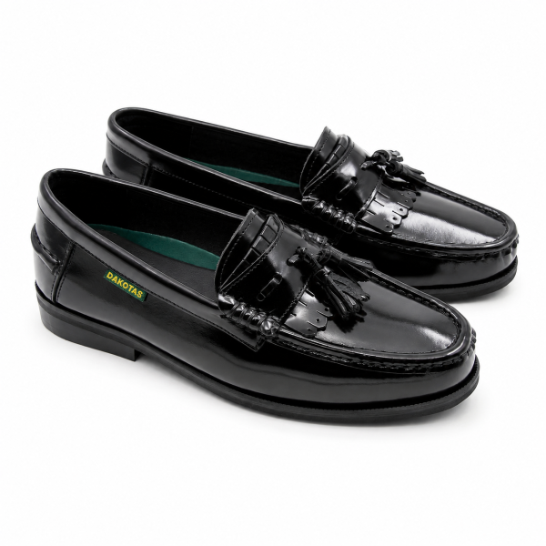 Dakotas Kenny Hi-Shine Moc – Black