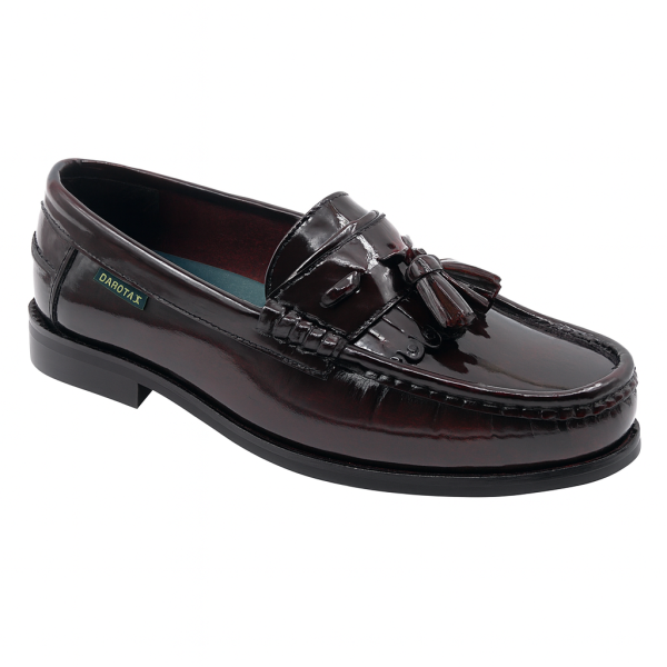 Dakotas Kenny Hi-Shine Moc – Burgundy