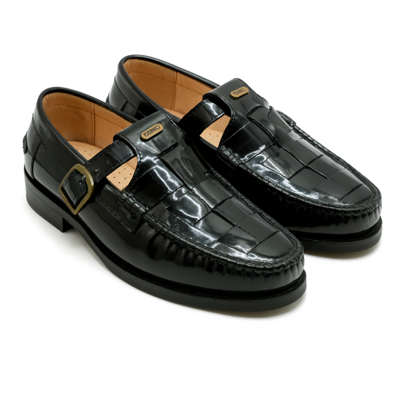 Oliver Hi-Shine Moc-Black