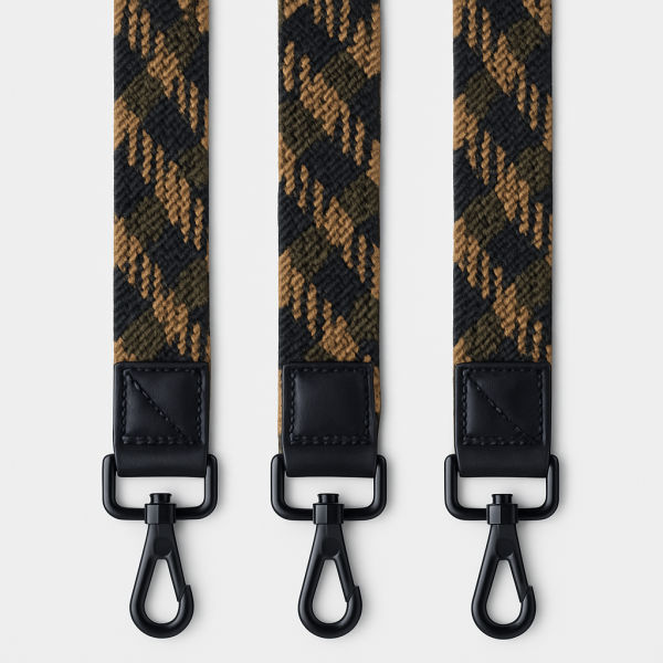 Soviet Alberto Leather Belt – Olive Multi - Image 3