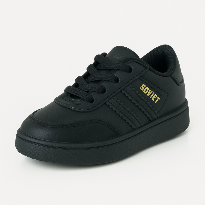 Soviet Infants Footwear – Isla Black Mono
