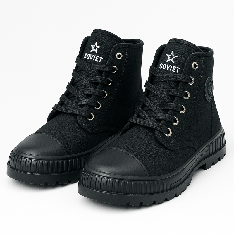 Soviet Phoenix Canvas – Black Mono