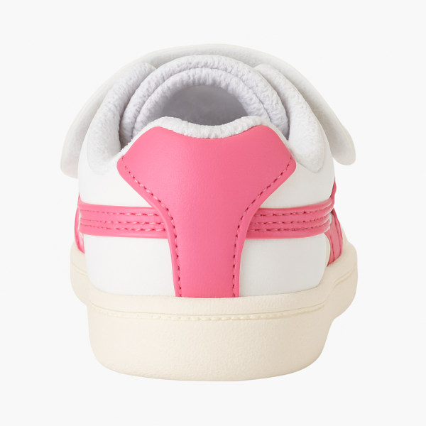Tiger Leather Infants Footwear – GSM TS (White/Pink) - Image 3
