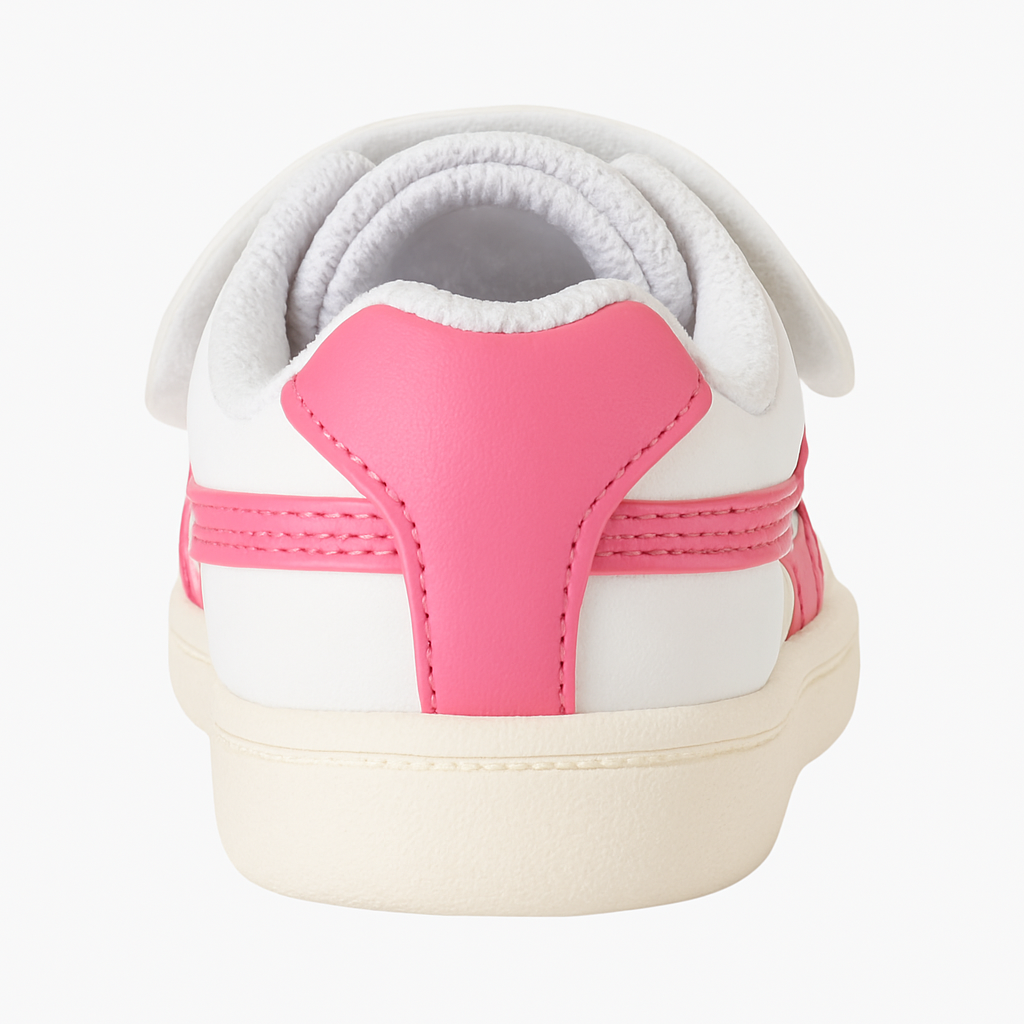 Tiger Leather Infants Footwear – GSM TS (White/Pink) - Image 3