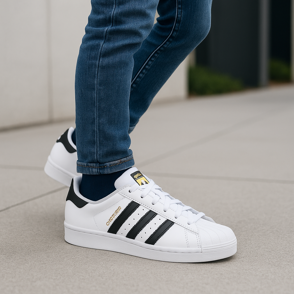 Adidas Superstar Youth White/Black - Image 6