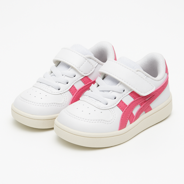 Tiger Leather Infants Footwear – GSM TS (White/Pink)
