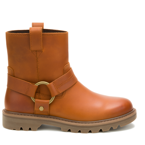 Alternative view of CAT Grader Harness Boot Lather Brown – Ladies Leather Mid Boot