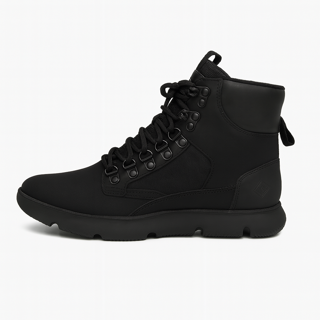 London Art Nubuck Men’s Boot – Black - Image 3
