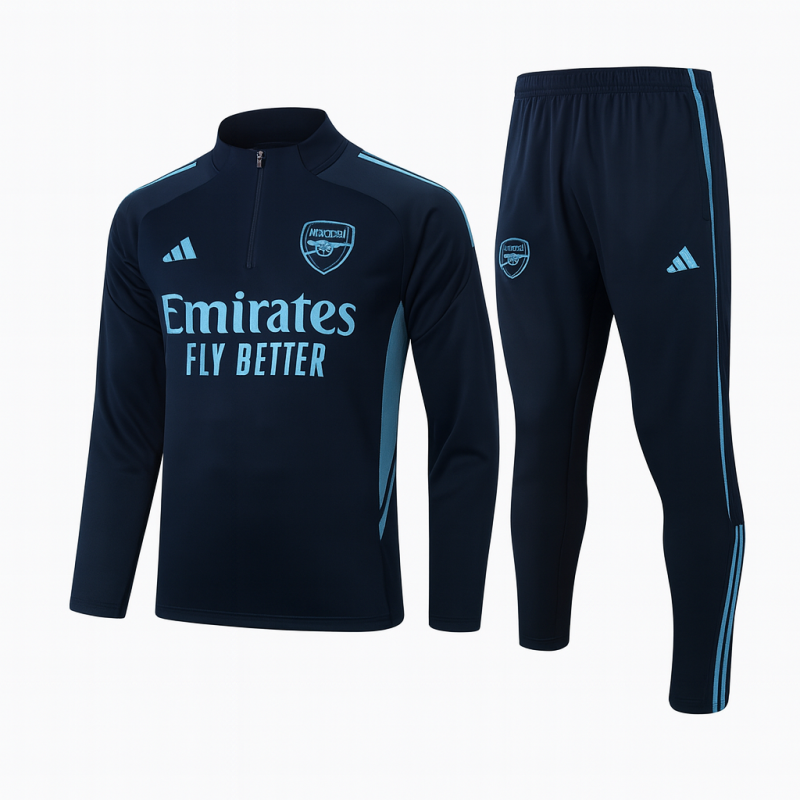 Arsenal 2025/26 Navy Half-Zip Tracksuit Set (PRE-ORDER)