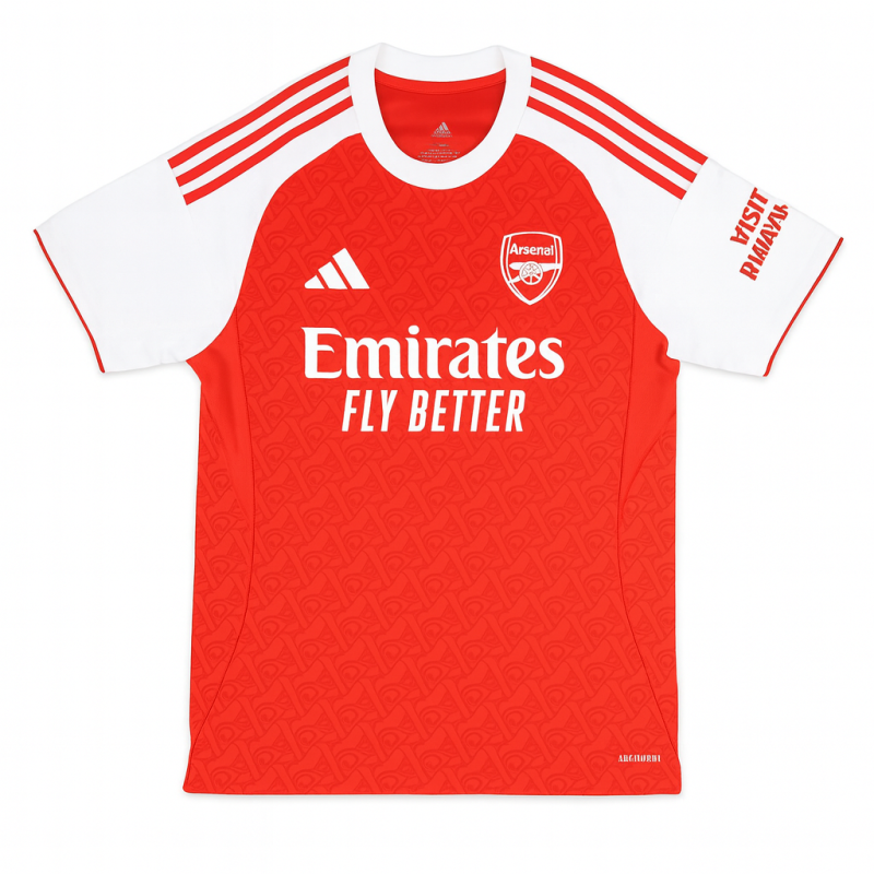 Arsenal 25/26 Home Fan Jersey (Red/White)