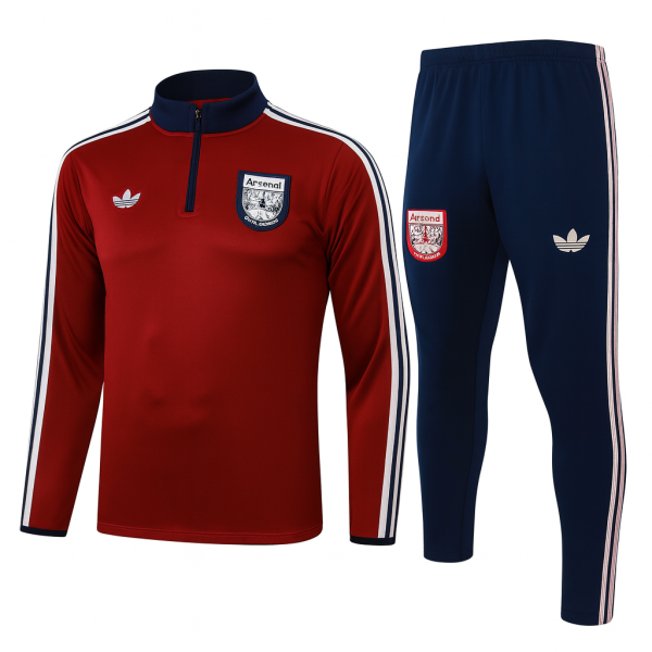 Alternative view of Arsenal 2025/26 Retro Originals Half-Zip Tracksuit Set (PRE-ORDER)