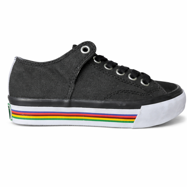 PF Flyers Black Canvas Sneakers – Size 4 Shop Soiled