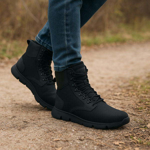 Alternative view of London Art Nubuck Men’s Boot – Black