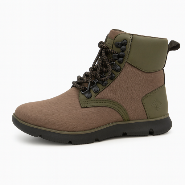 London Art  Leather Men’s Boot – Olive
