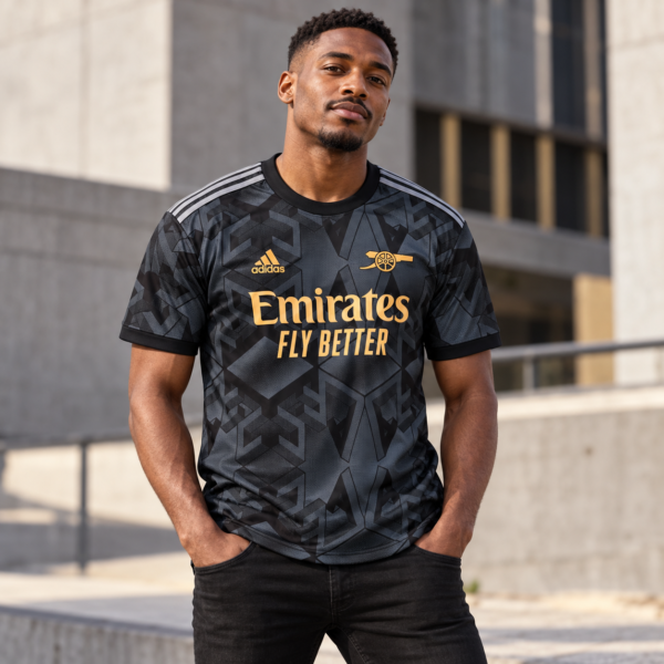 Alternative view of Arsenal 2022/23 Away Jersey – PRE-ORDER | Premium Football Supporter Jersey