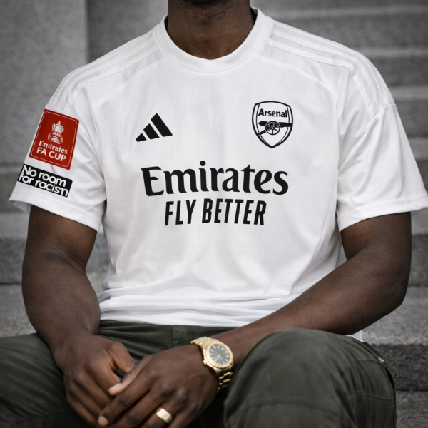 Alternative view of Arsenal 2024 No More Red Jersey