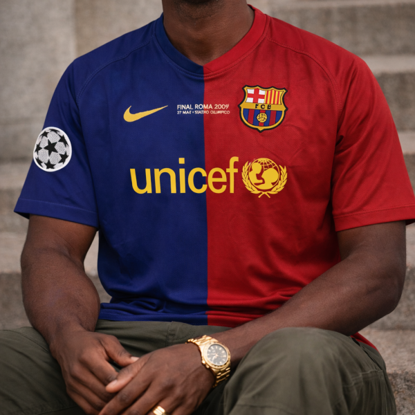 Alternative view of Barcelona 2009 UCL Final Home Jersey – PRE-ORDER