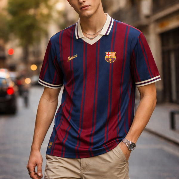 Alternative view of Barcelona 2025/26 125th Anniversary Jersey – Pre-Order