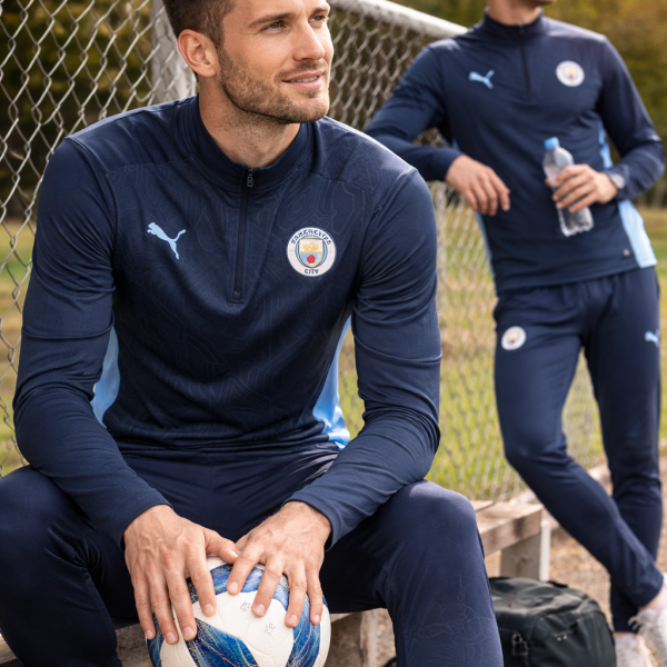 Alternative view of Manchester City 2024/25 Navy Half-Zip Tracksuit Set – PRE-ORDER