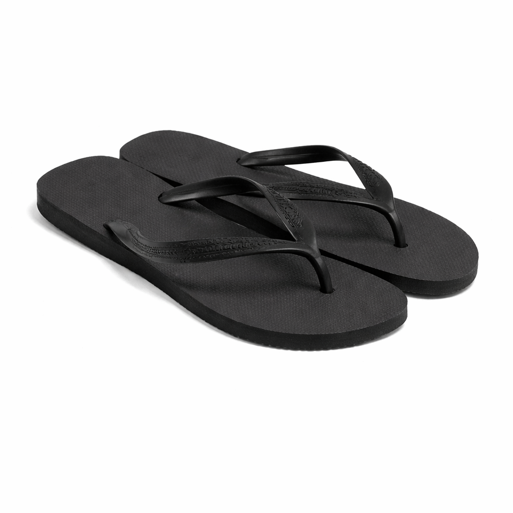 Havaianas 312 Leather Flip Flops – Top Black - Image 3