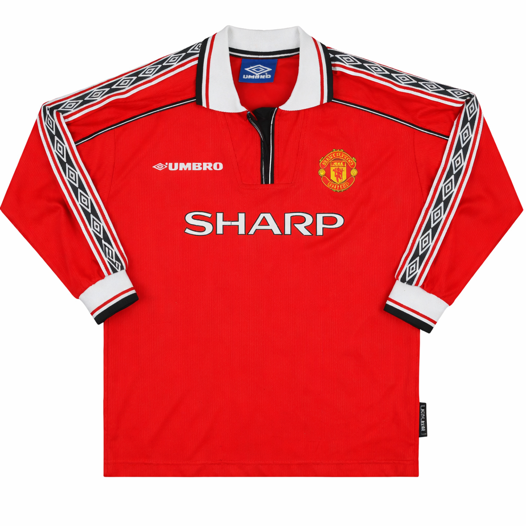 Manchester United 1998/99 Home Long Sleeve Jersey – PRE-ORDER
