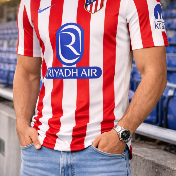 Atlético Madrid 2025/26 Home Fan Version Jersey – Pre-Order - Image 3