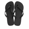 Havaianas 312 Leather Flip Flops – Top Black
