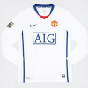 Manchester United 2008/10 Away Long Sleeve Jersey