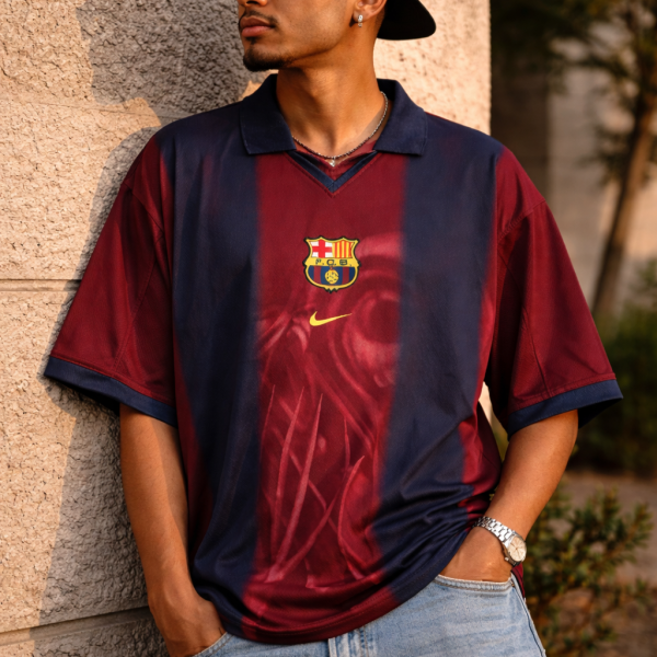 Alternative view of Barcelona x Cactus Jack Retro Jersey – Pre-Order