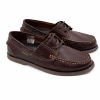 Dakotas Travis Dockside Leather Shoe – Mid Brown