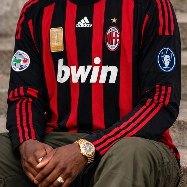 Alternative view of AC Milan 2008/09 Home Long Sleeve Jersey – PRE-ORDER