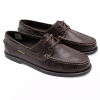 Dakotas Bert Dockside Leather Shoe – Dark Brown