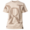 Cornelio T-Shirt – Stone | Tonal Crest Graphic