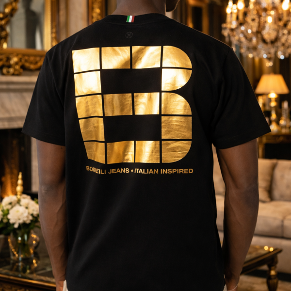 Alfredo T-Shirt – Black / Gold