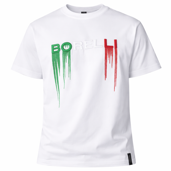 Filippo T-Shirt – White | 3D Italian Embroidery