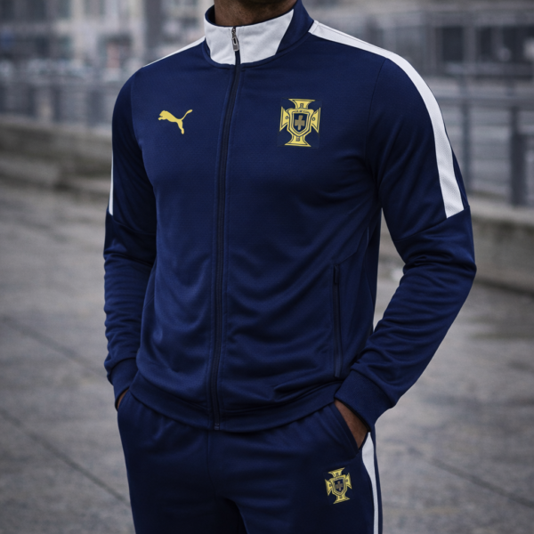 Alternative view of Portugal 2025/26 Navy Full-Zip Training Tracksuit Set – PRE-ORDER (Arrives ±20 Days After Bulk Shipment)