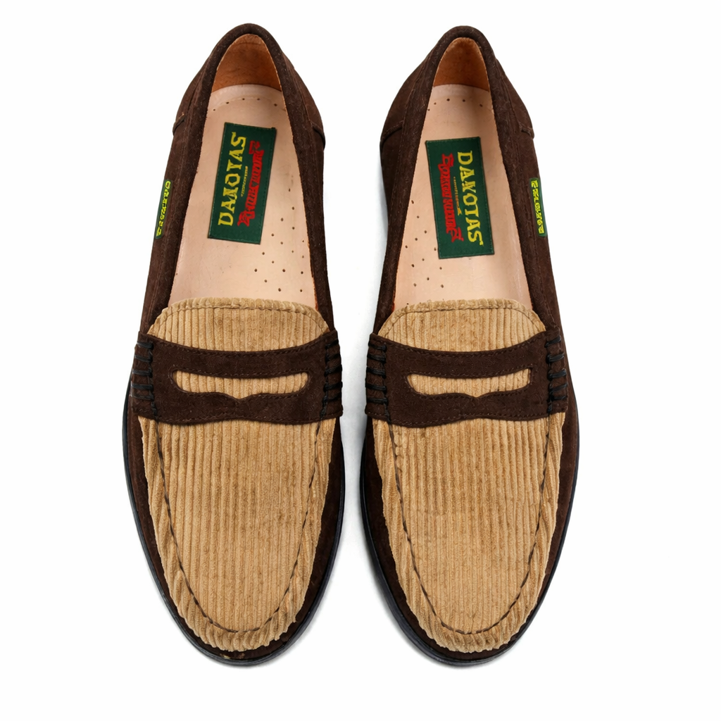 Dakotas Devon Casual Shoe – Tan/Choc | Genuine Leather Comfort Loafer (Limited Stock) - Image 2