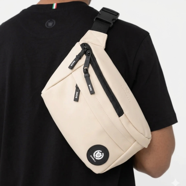 Borelli Claudio Crossbody Bag – Sand (Waterproof Sling Bag)