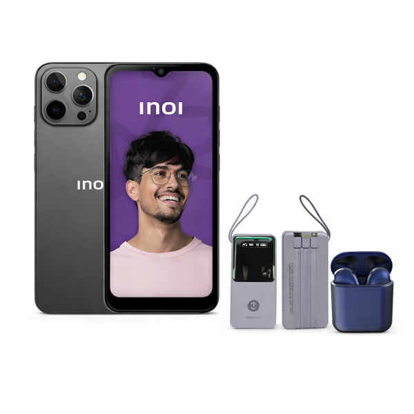 128GB Smartphone Bundle – 4GB RAM, NFC Android Phone + Wireless Earbuds + 10,000mAh Powerbank