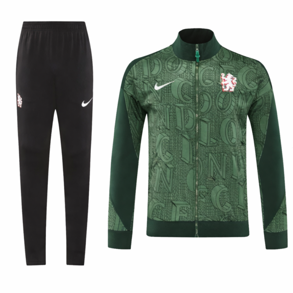 Chelsea 2025/26 Green Full-Zip Tracksuit Set – PRE-ORDER