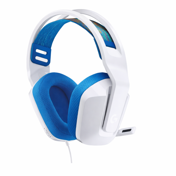 Logitech G335 Wired Gaming Headset – Lightweight Gaming Headphones with Flip-to-Mute Mic (White) - Image 3