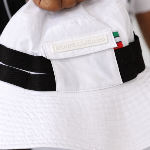 Alternative view of Borelli Cirillo Boonie Hat – White