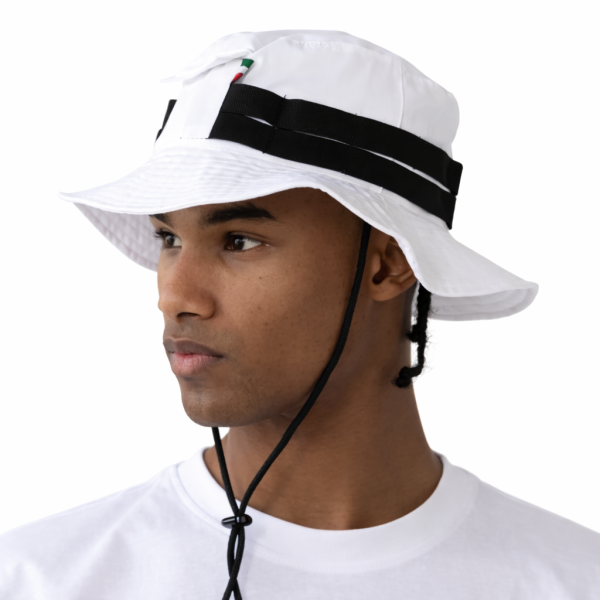 Borelli Cirillo Boonie Hat – White