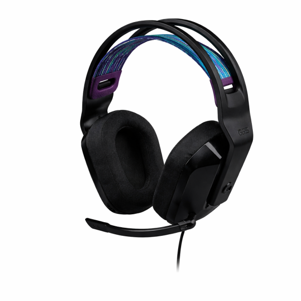 Logitech G335 Wired Gaming Headset – Lightweight Gaming Headphones with Flip-to-Mute Mic (Black)