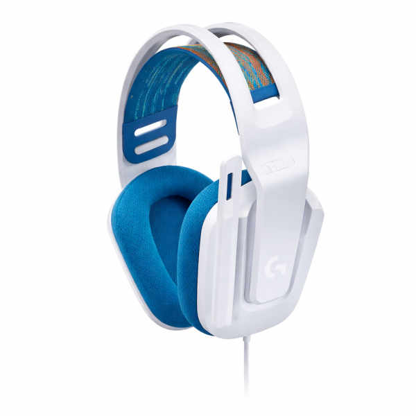 Alternative view of Logitech G335 Wired Gaming Headset – Lightweight Gaming Headphones with Flip-to-Mute Mic (White)